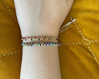 Miyuki bracelet a rainbow for your wrist