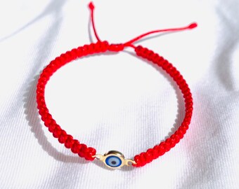 Wholesale Tiny Evil Eye Bracelets, Wholesale Red String Bracelets, Protection Bracelet, Handmade in USA, Venta Mayoreo Ojos, Free shipping