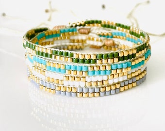 Miyuki glass seed bead bracelet