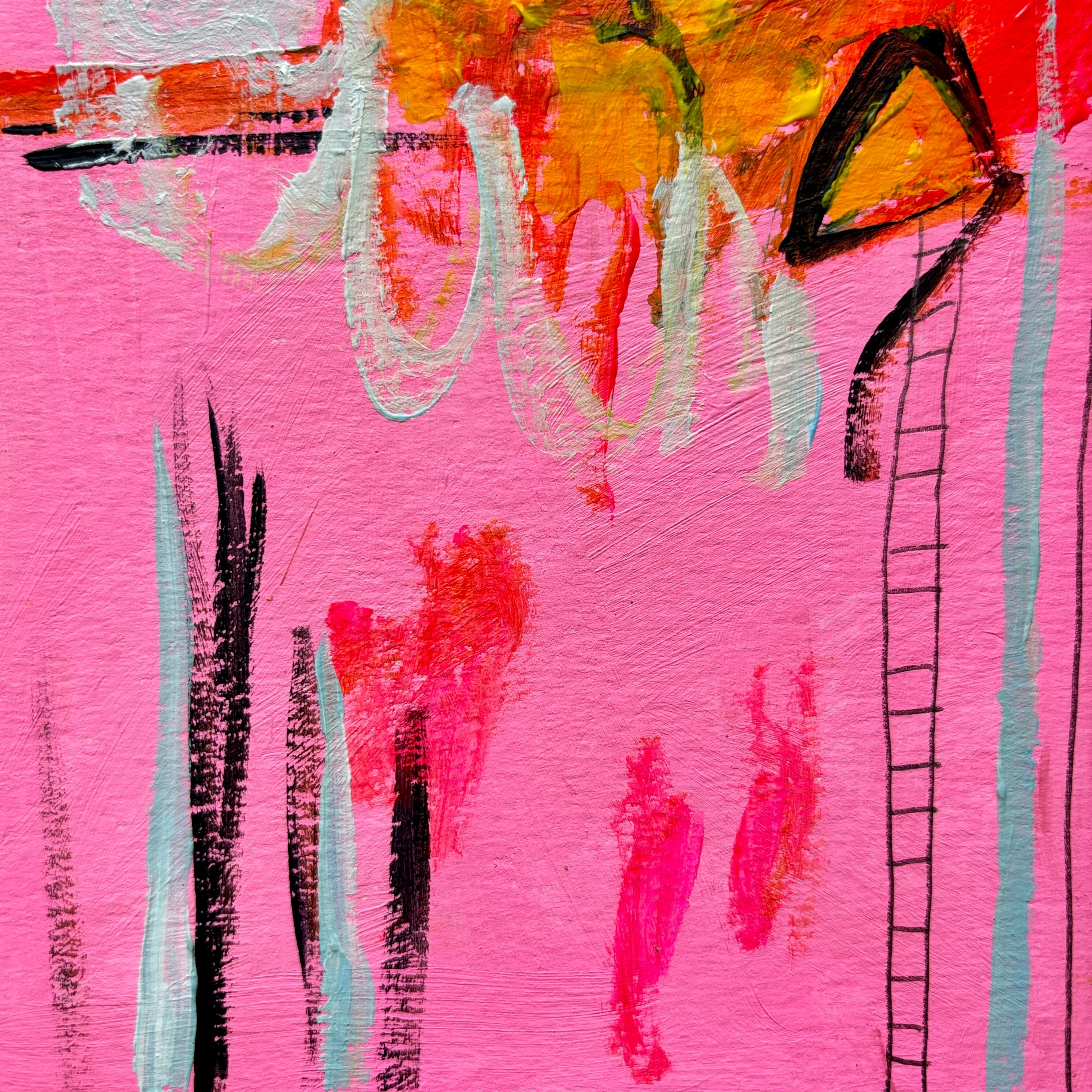Abstract Mini Abstract Painting, Mini Abstract, Tiny Original Abstract Painting, 5x7 ...