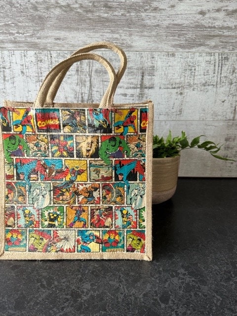 Hessian supermarket shop bags