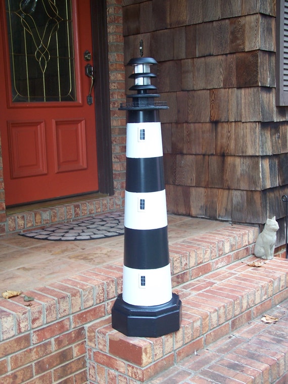 Bodie Island Lighthouse Solar Decorative Lawn And Garden 45 Etsy