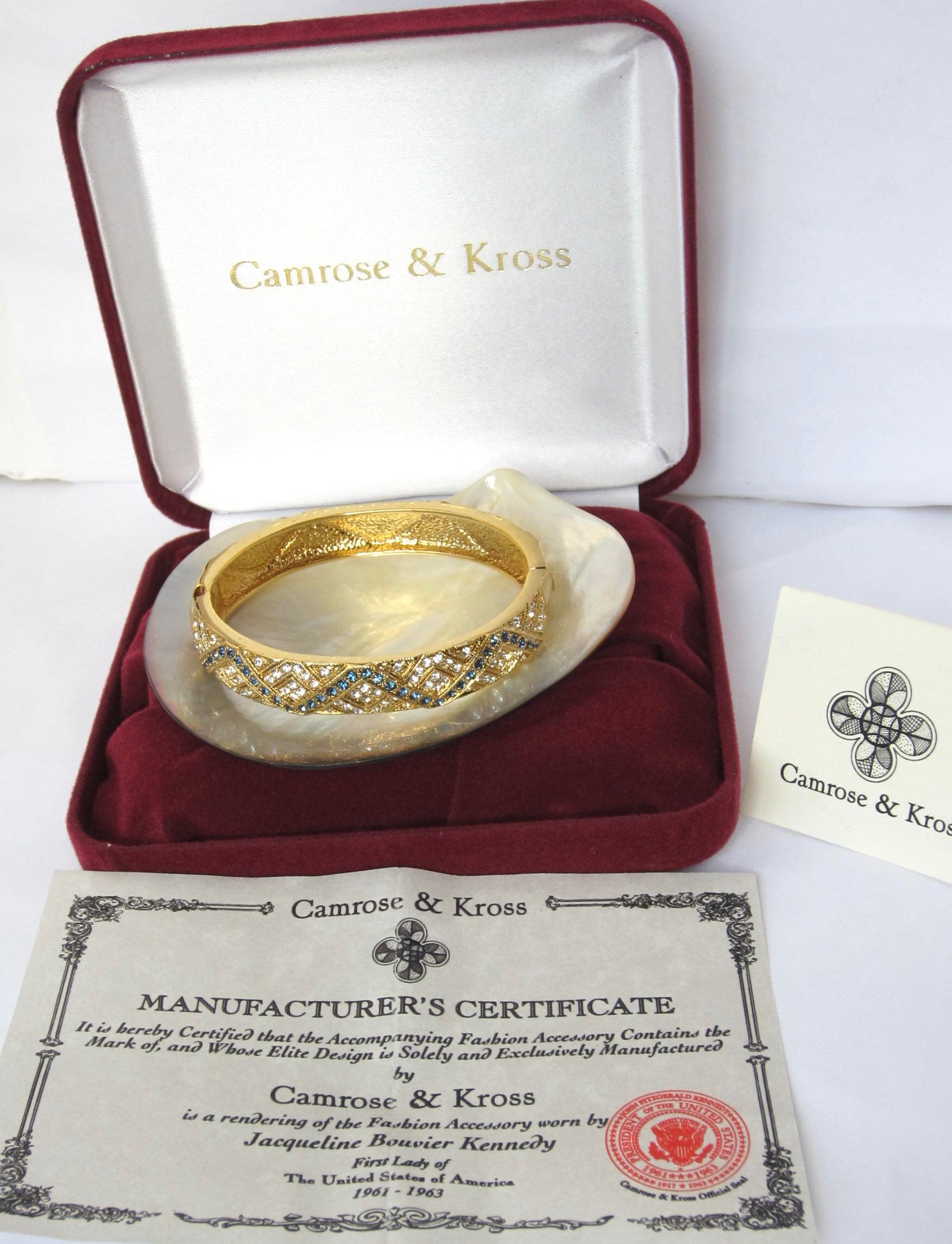 Camrose and kross jacqueline kennedy bracelet deals