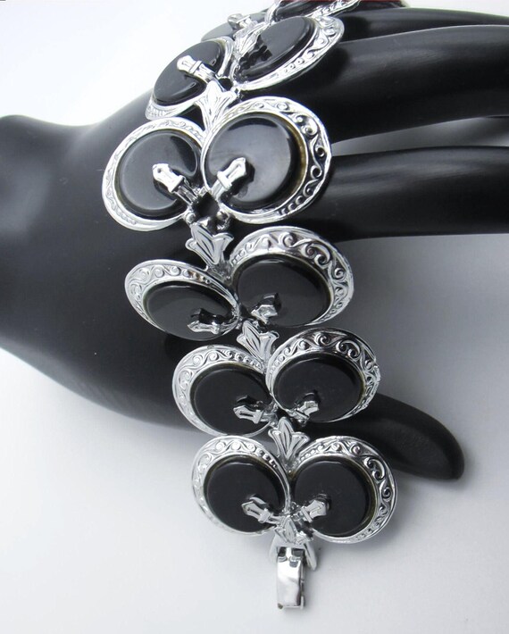 Joli Bracelet Oriental Vintage – Métal Doré – Bijou Ancien – Occasion