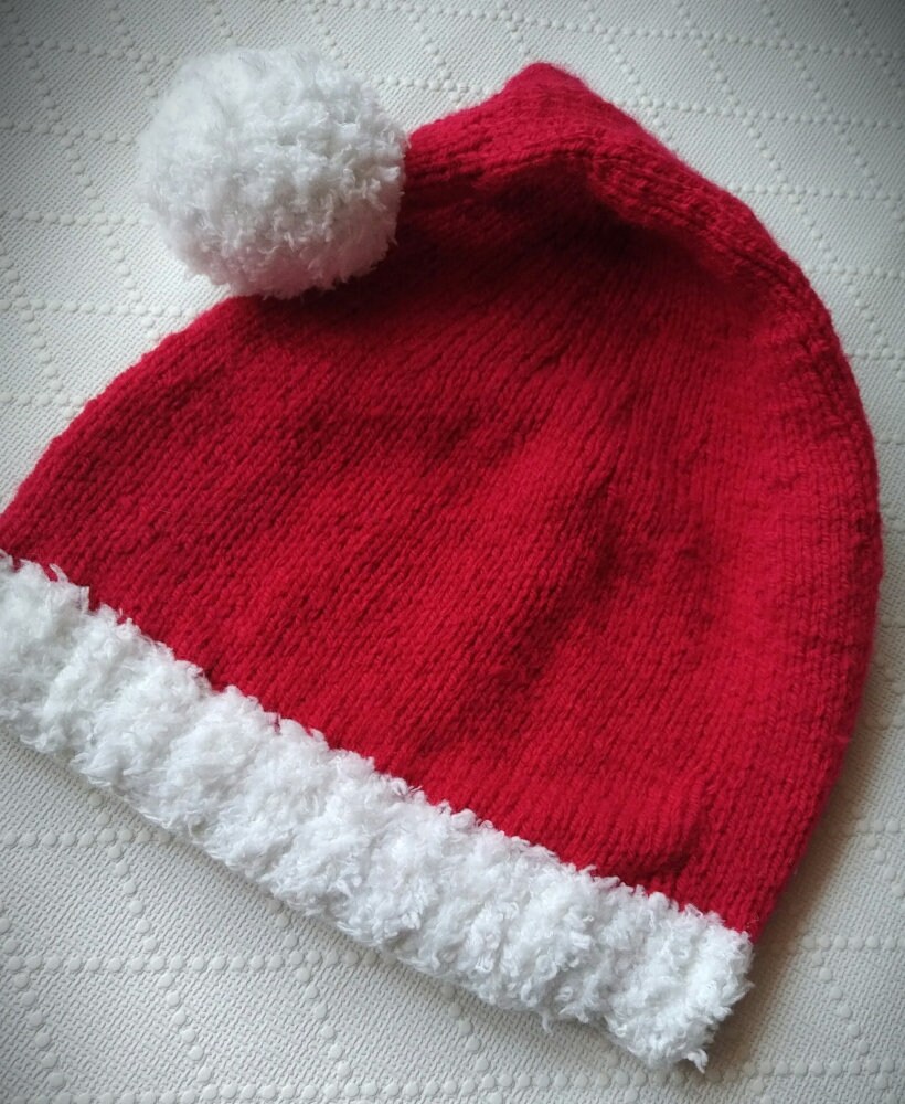 Santa Knitted Hat Father Christmas 