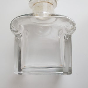 Flacon-Parfum / Vaporisateur Ancien Baccarat Pour GUERLAIN Avec Son Étui En Cuir - Cristal Français - Pièce De Collection