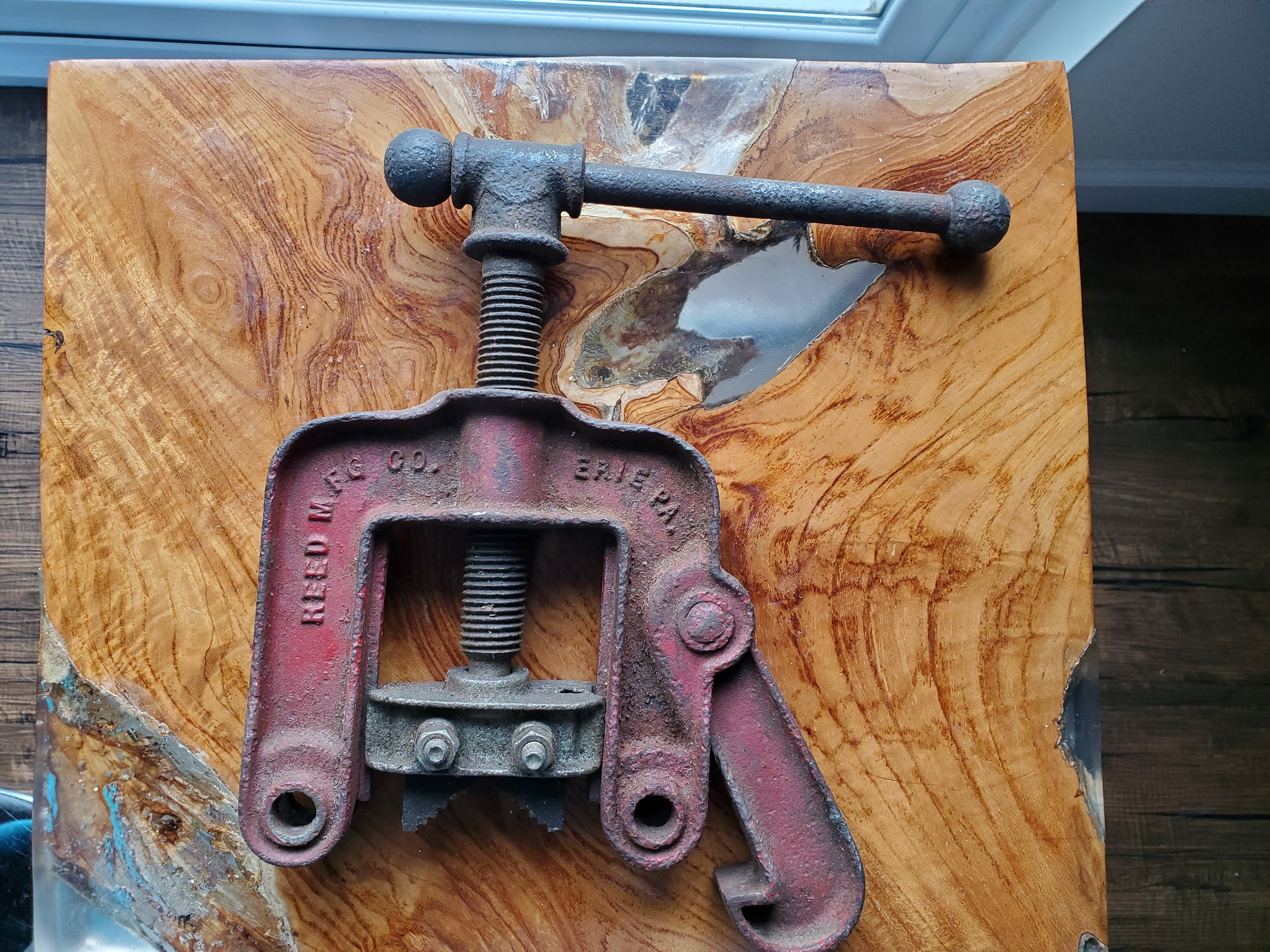 Reed Mfg Co Erie PA Pipe Clamp Vise 1914 Number 71 Etsy