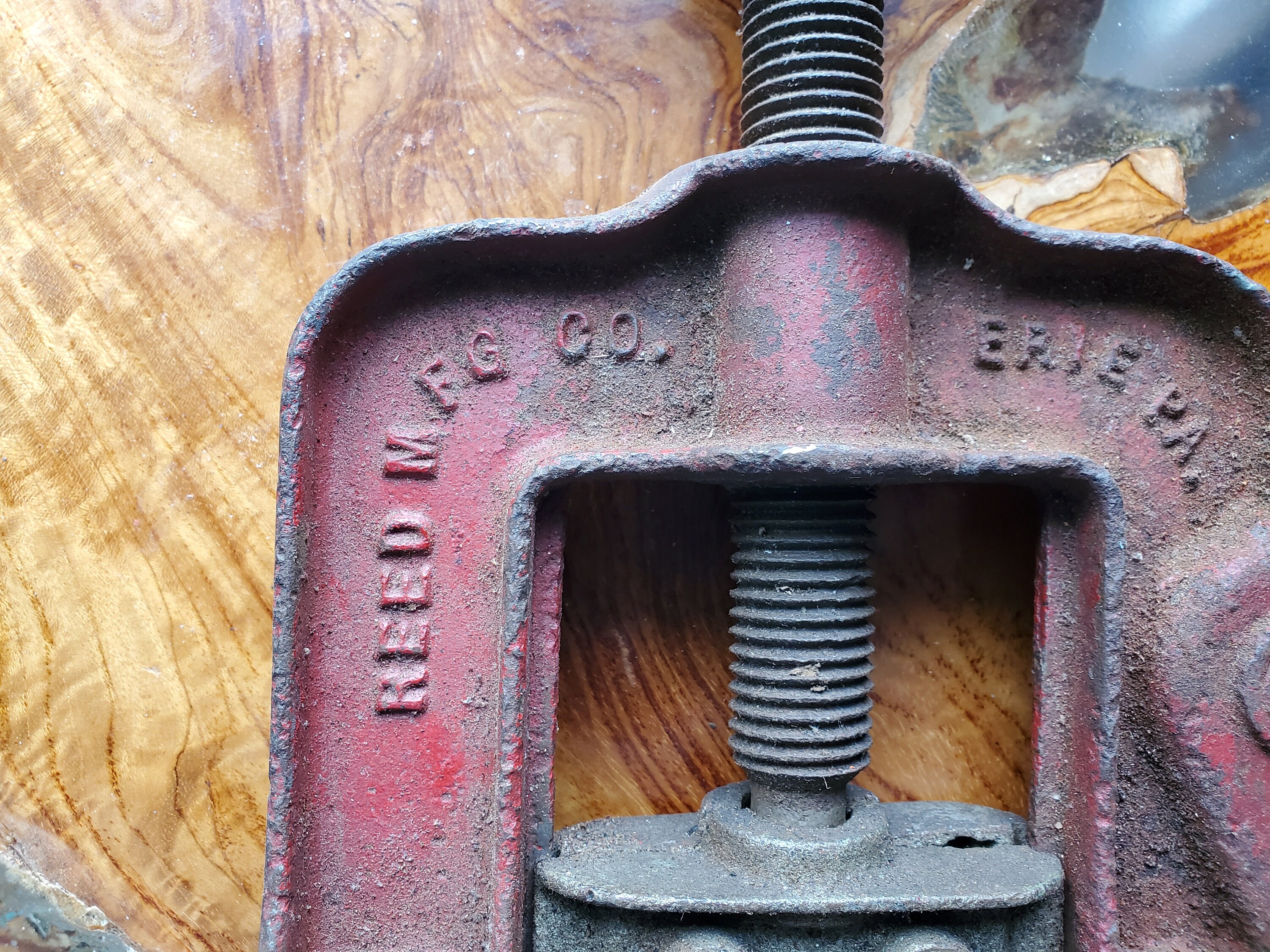 Reed Mfg Co Erie PA Pipe Clamp Vise 1914 Number 71 Etsy