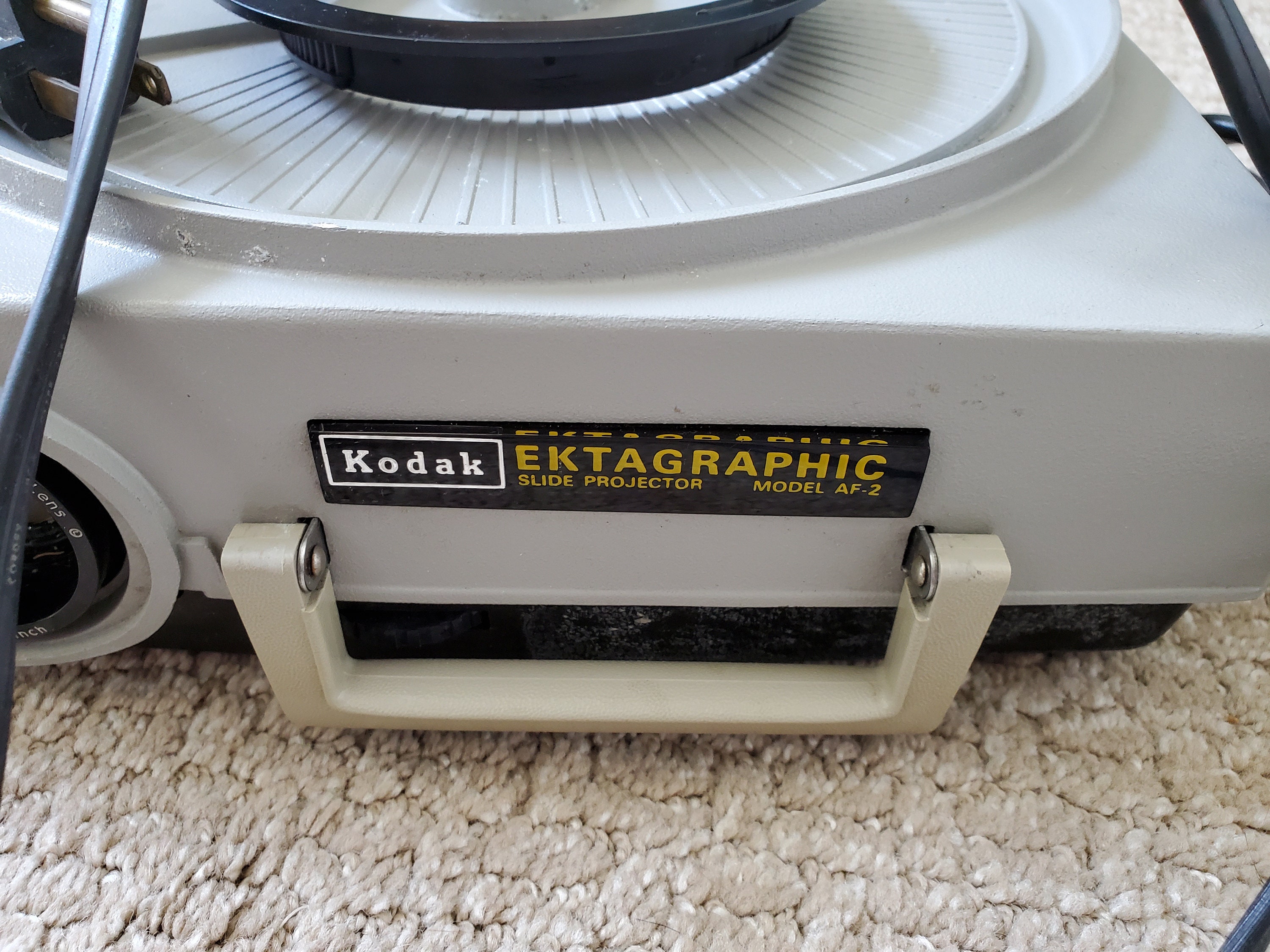 Kodak Ektagraphic Slide Projector AF2 con lámpara de trabajo Etsy