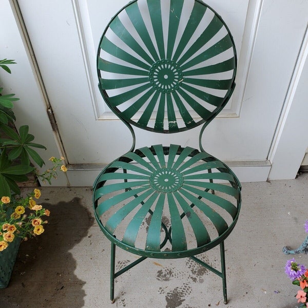 Antique Garden Chairs Etsy