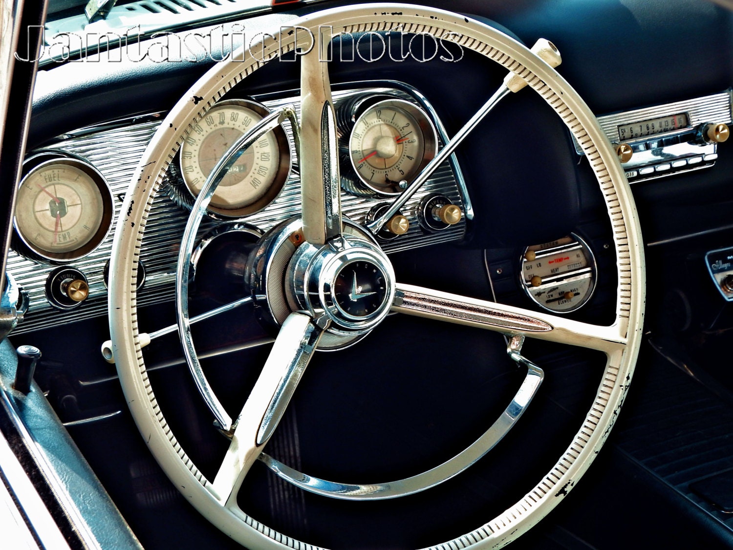 Thunderbird Dashboard Photograph Classic 1959 Ford T Bird Etsy