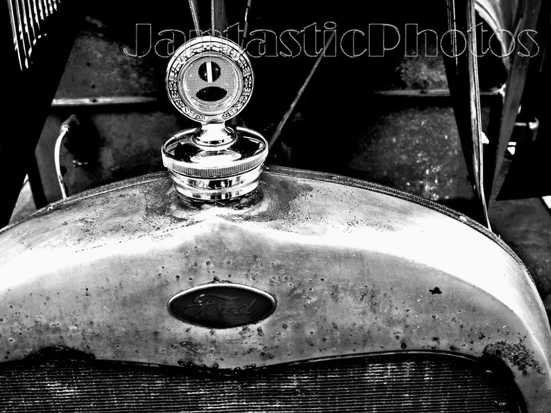 Ford Model A Photograph Ornamental Radiator Cap 1929 Classic Etsy