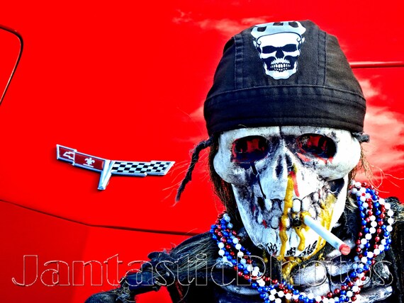 Motorcycle Skull Decor Skull Car Hood Ornament - Resin Skeleton Decor For Cars, Trucks & Motorcycles Unique Vehicle Customization