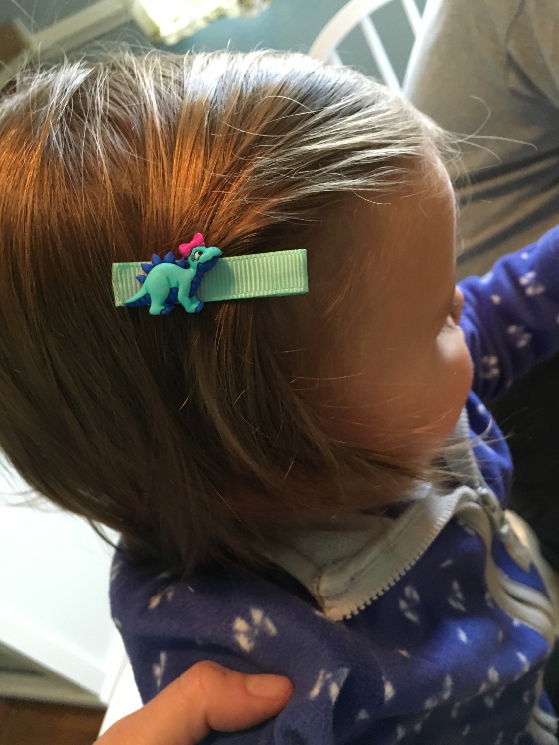 Dinosaur Hair Clips for Girls Toddlers & Babies Happy Etsy