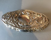 Silver Repousse hinged Box