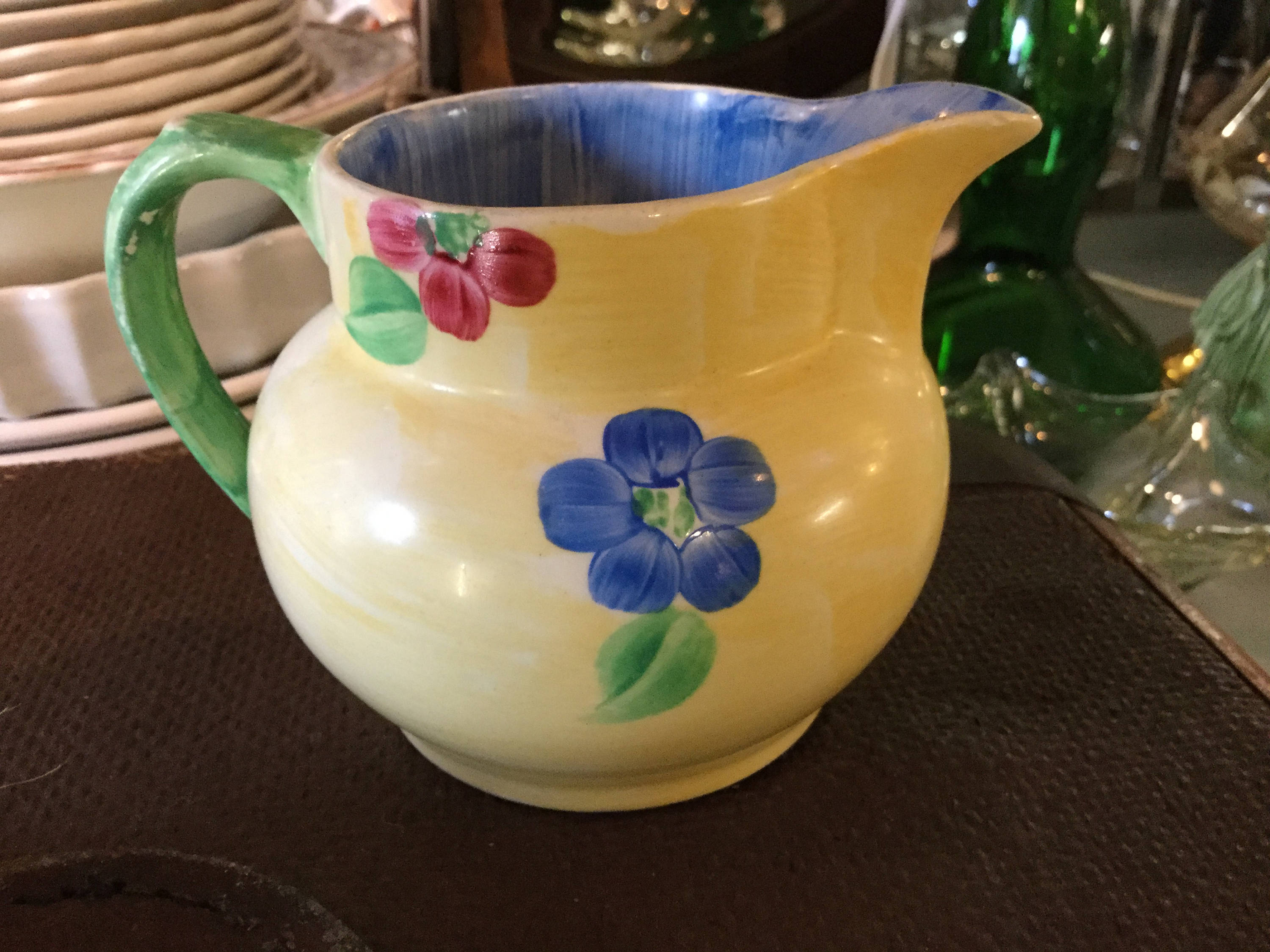 Hand painted milk jug Etsy
