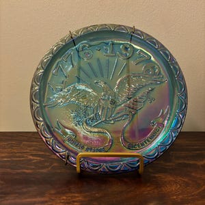 1976 Bicentennial Carnival Glass Plate