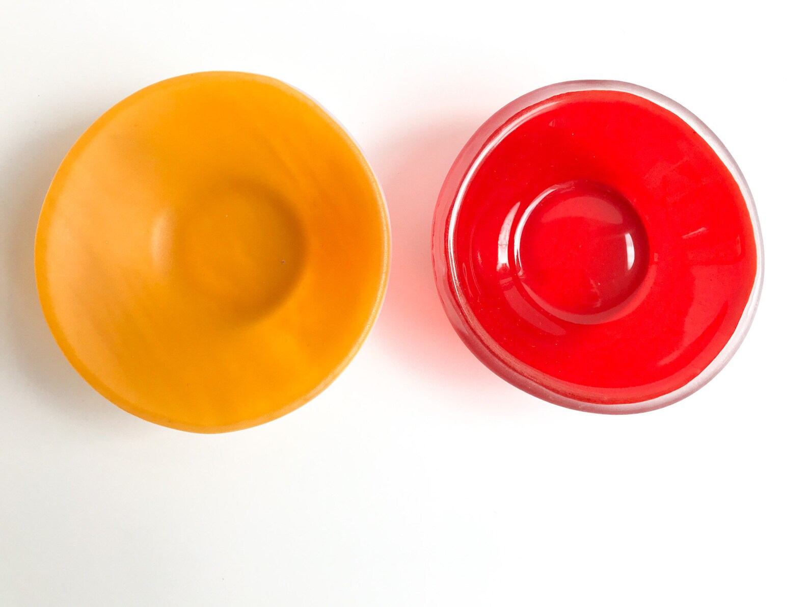 Small Colored Glass Bowls Etsy
