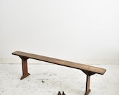 Antique French Church Pew Bench