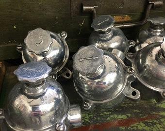 Industrial Vintage 1950s Polished On/Off Conduit Light Switch