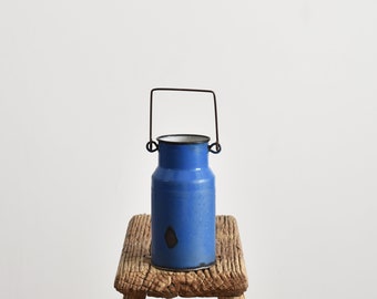 Blue Vintage Enamel Milk Churn - Ai