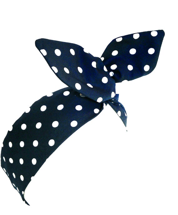 Rockabilly Pin Up Headband Haarband Rot Anker Gold