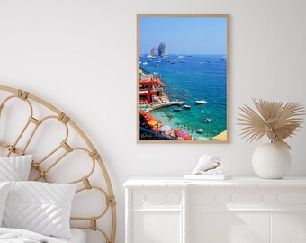 Marina Piccola Blues ~ Fotografía o Fine Art Print ~ Fotografía de viajes Italia