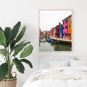 Colourful Burano ~ Photography or Fine Art Print, Travel Photography Italy