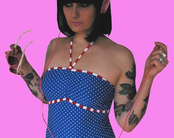Jody Bell's Groovy badpak met stippen