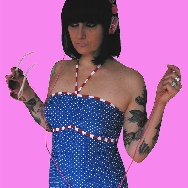 Jody Bell's Groovy Polka Dot Swimsuit