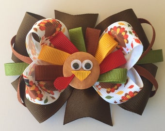 thanksgiving baby bows