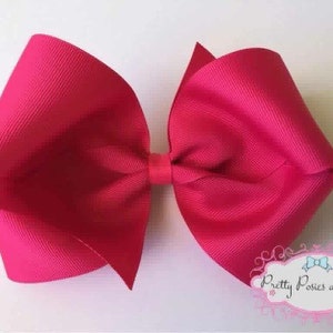 Large Pink Hair Bow, Dark Pink Hair Bow, Extra Large Pink Hair Bow, Boutique Bow, Pink Boutique Hair Bow, Pink Bow, Large Pink Bow