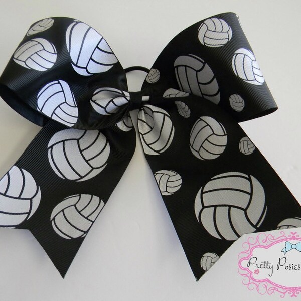 Volleyball Hair Bows Etsy