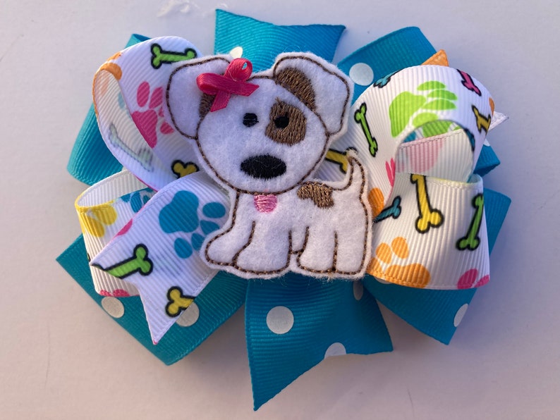 Puppy Hair Bow Dog Hair Bow Puppy Bow Dog Bow Puppy Hair Etsy
