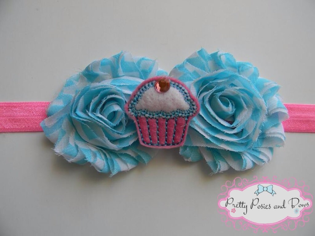 Cupcake Headband First Birthday Headband 1st Birthday Etsy UK