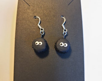 Soot Sprite Inspired Earrings