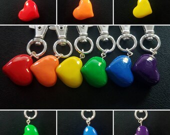 Heart Charm Keychain