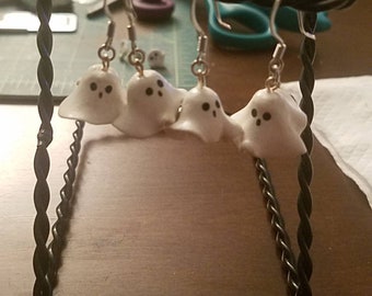 Ghost Stud Earrings, Ghost Dangles
