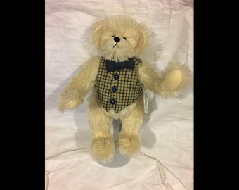 1998 Mohair Handmade Harrison Teddy Bear Artist-Vicki Wombach + Tags
