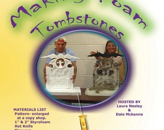 Hot Wire Foam Factory DVD Making Foam Tombstones Crafts Halloween-NIP