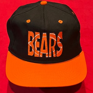 Vintage 1990&#39;s Chicago Bears #1 Apparel Brand Football Snapback Cap - Early NFL Football Memorabilia