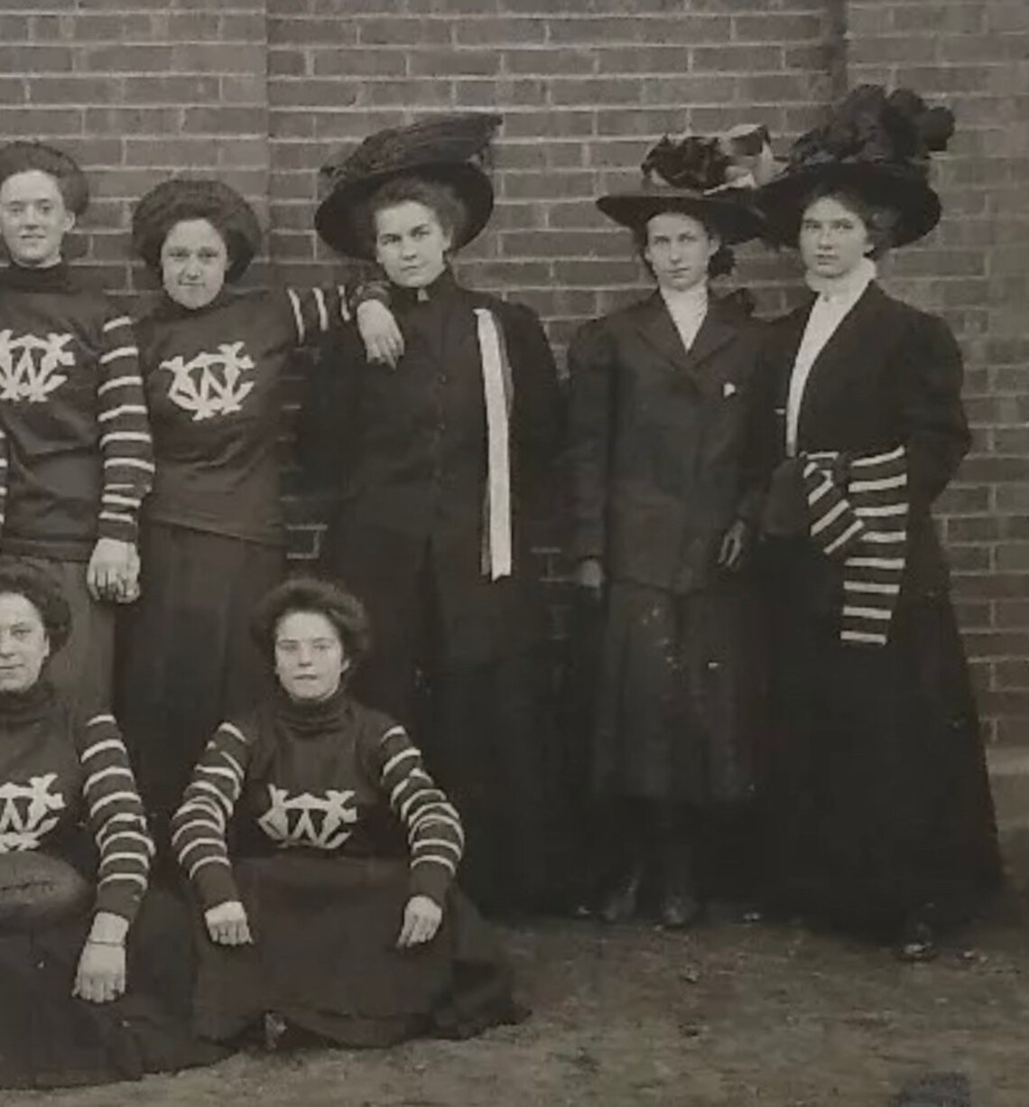 Circa 1910 Oversized Wellesley College Football Graphic Etsy