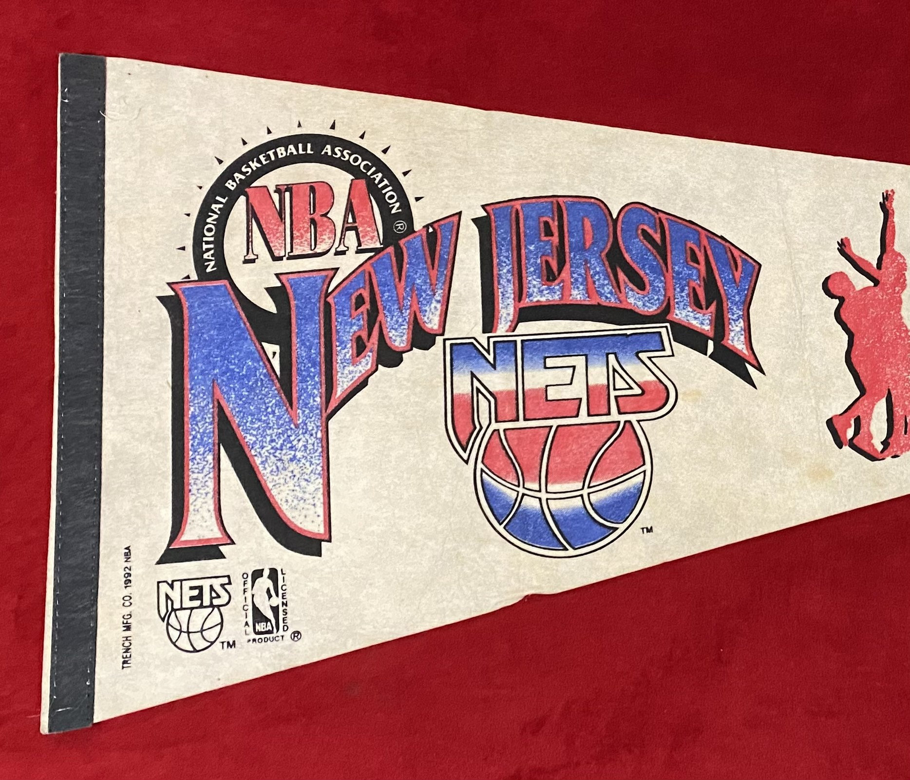 90's New Jersey Nets Pro Player NBA T Shirt Size Large – Rare VNTG