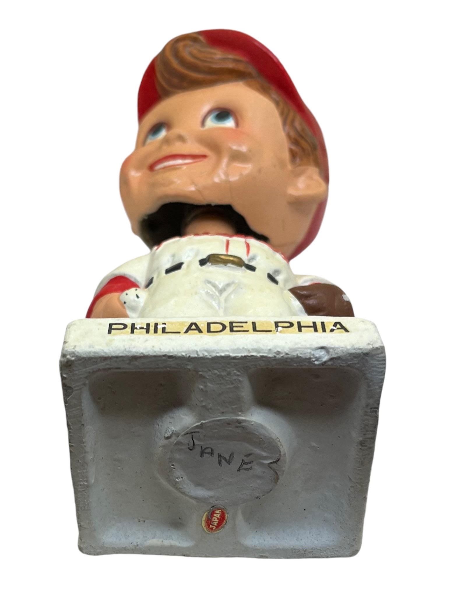 Vintage 1961 to 1963 Philadelphia Phillies White Base Nodder
