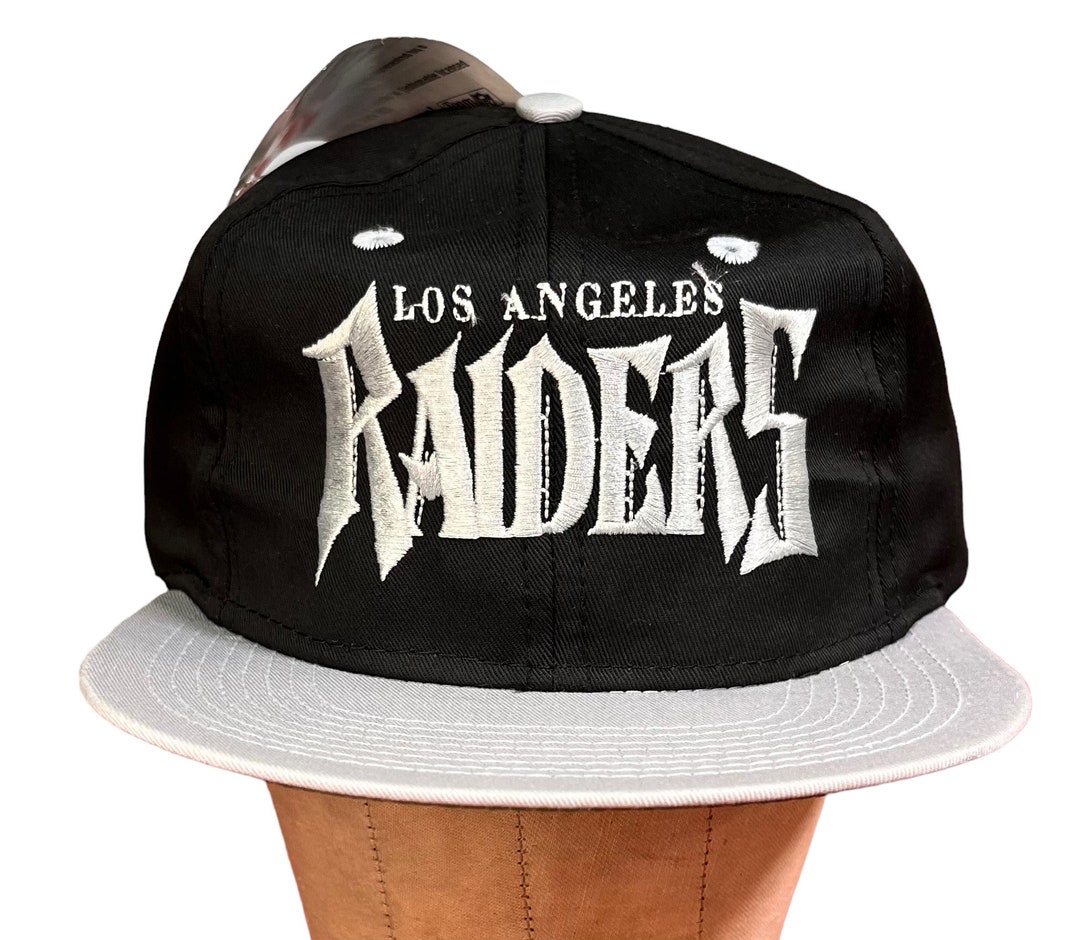 Vintage Deadstock NFL Los Angeles Raiders Mesh Snapback Hat