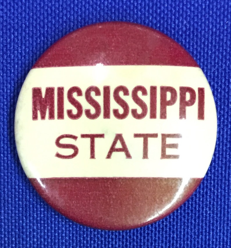 Mississippi State Football Pin