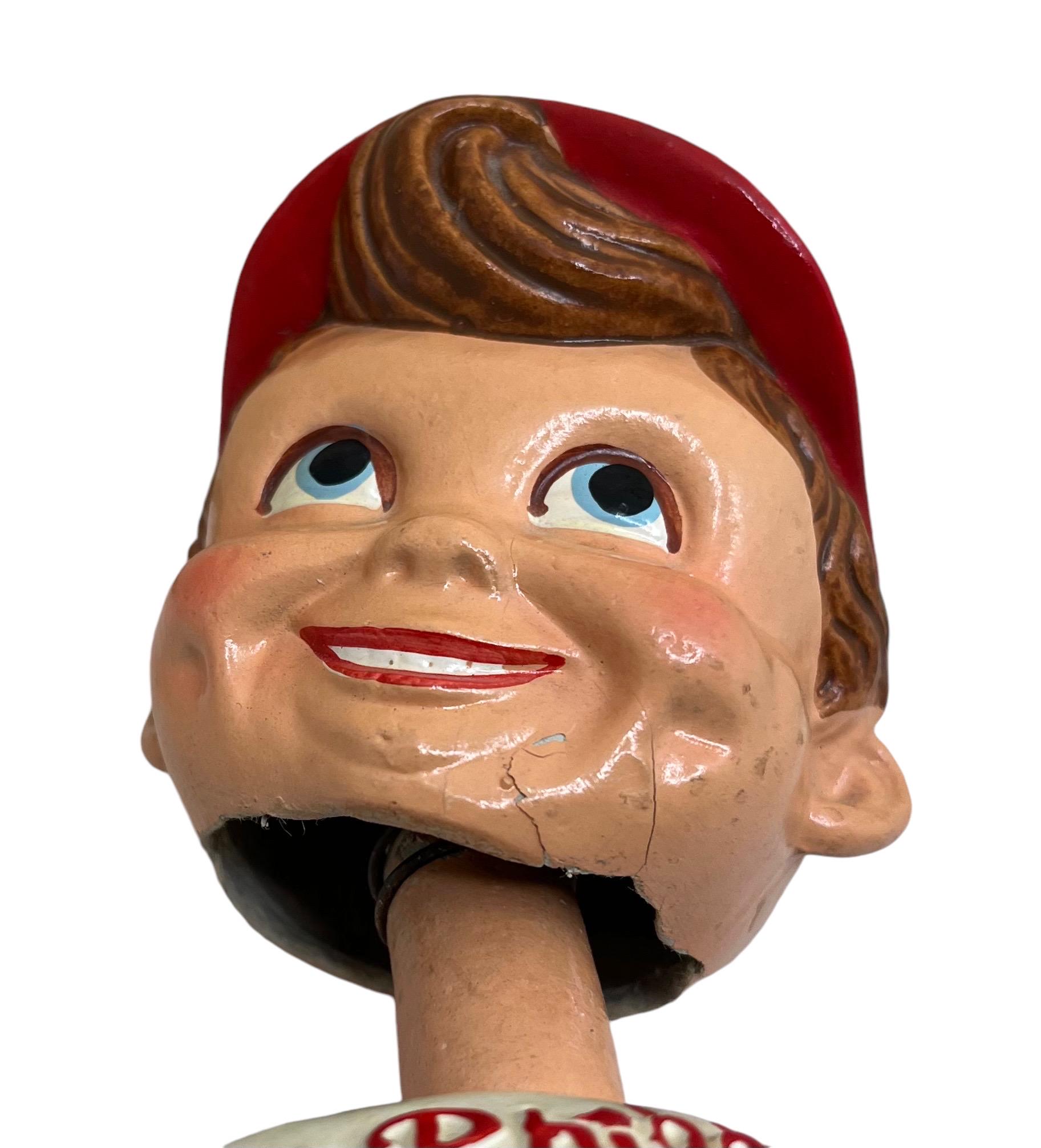 Vintage 1961 to 1963 Philadelphia Phillies White Base Nodder