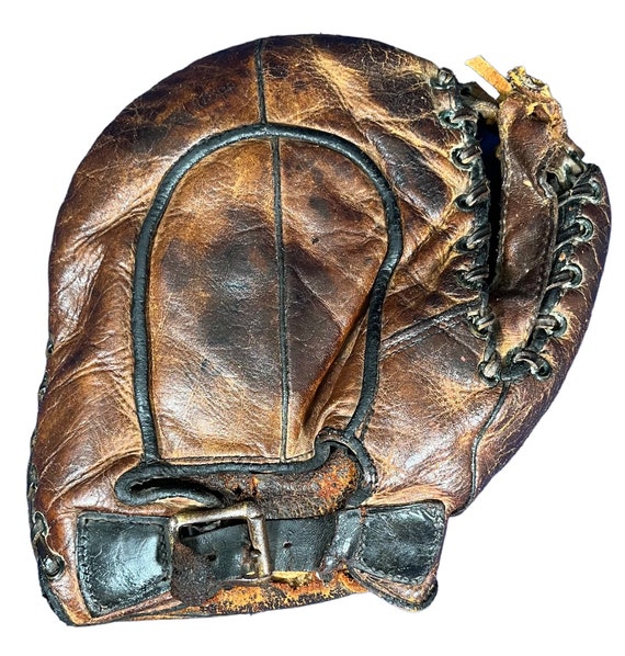 Vintage Early 1940 s Babe Dahlgren Player Model Denkert Brand Buckle Back First Baseman Mitt Antique Baseball Glove Etsy Australia