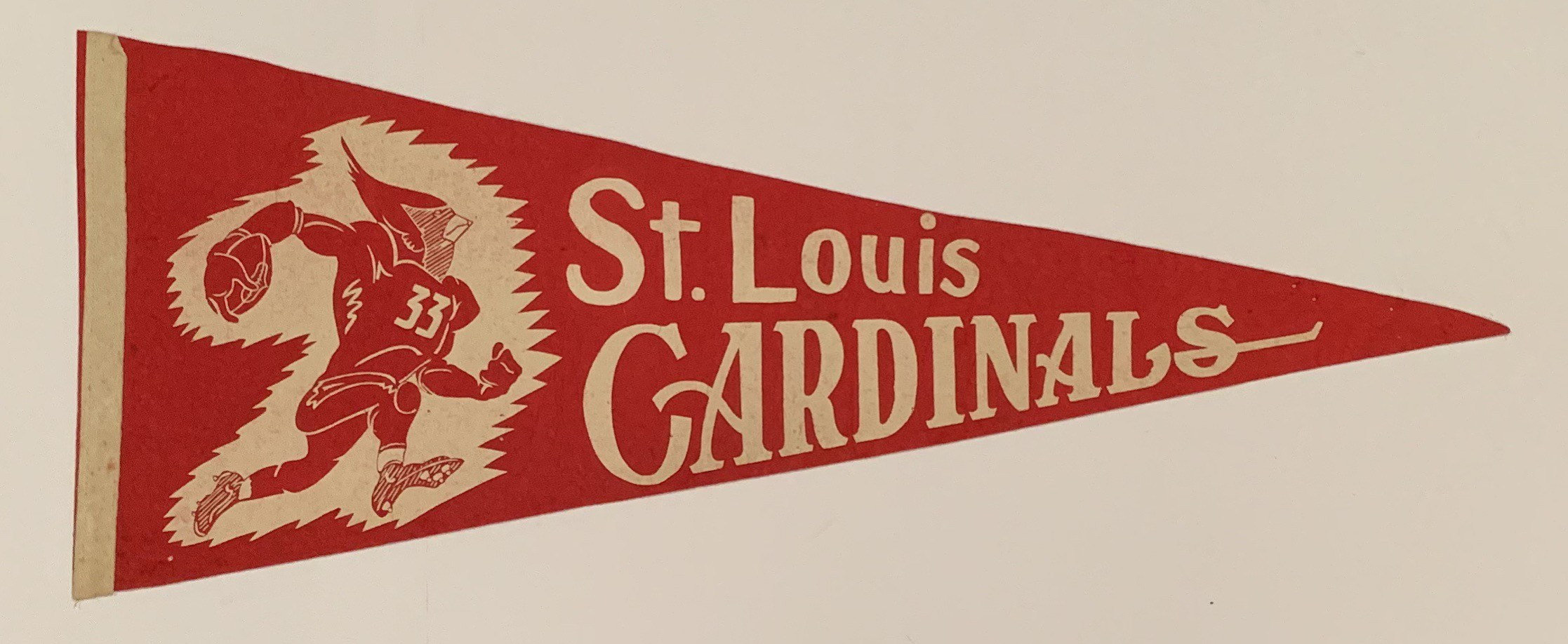 Attractive Vintage 1960's St Louis Cardinals Football Full 