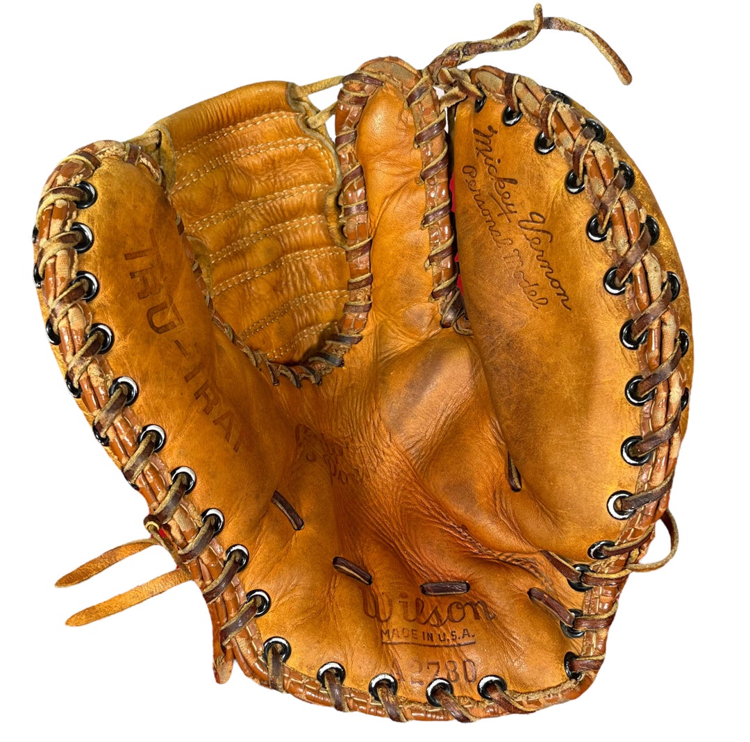 Gant De Baseball Vintage Wilson Trapper 547 First Baseman - Pour Lanceur Gaucher